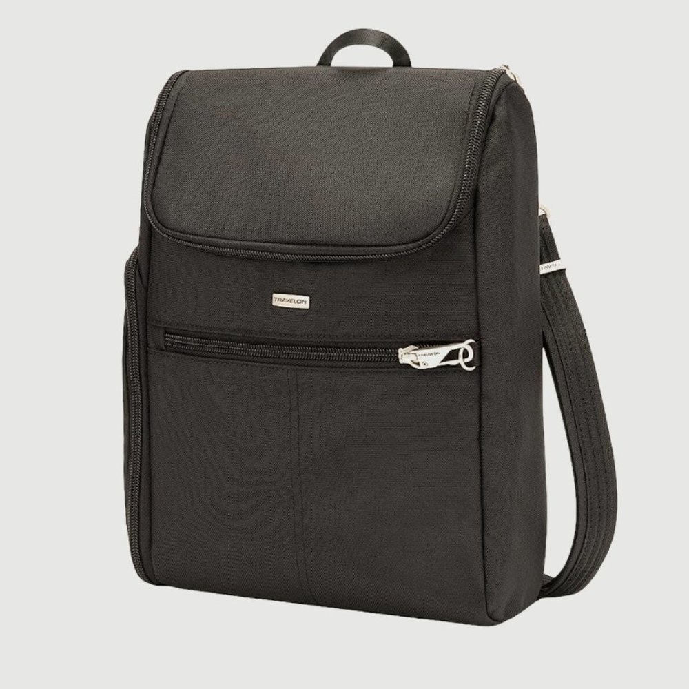 TRAVELON Anti-Theft Classic Convertible Multipurpose Backpack, Black NEW!!